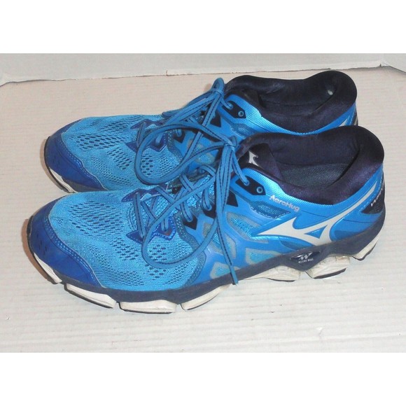 Mizuno Wave Horizon 3 Men's Running Shoes Size: 12.5 - Blue PLEASE READ - Picture 3 of 12